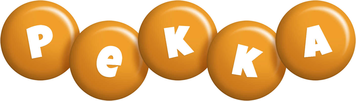 Pekka candy-orange logo