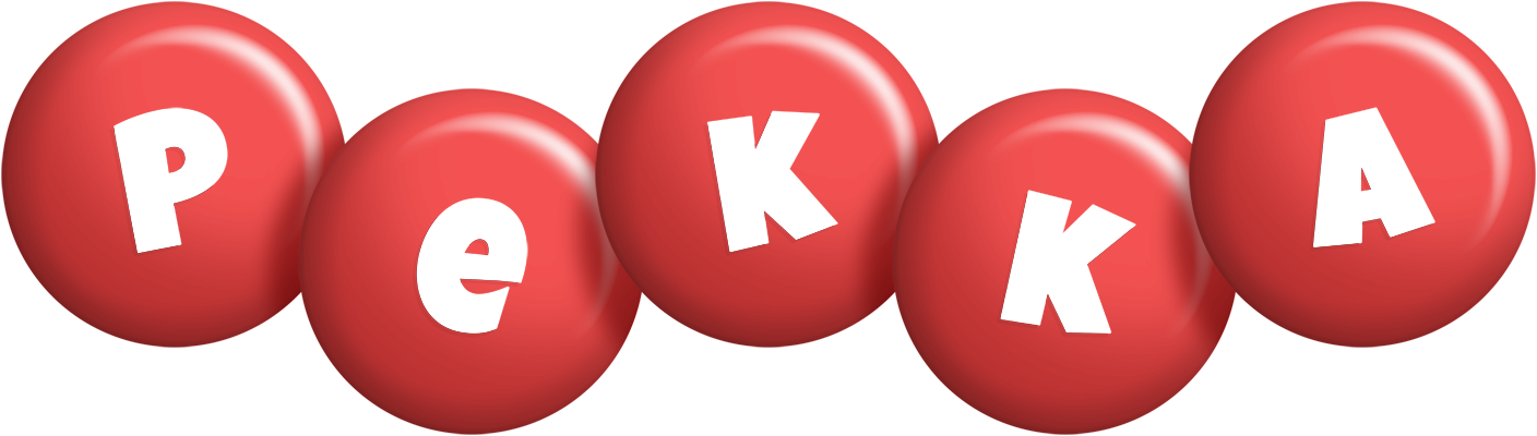 Pekka candy-red logo