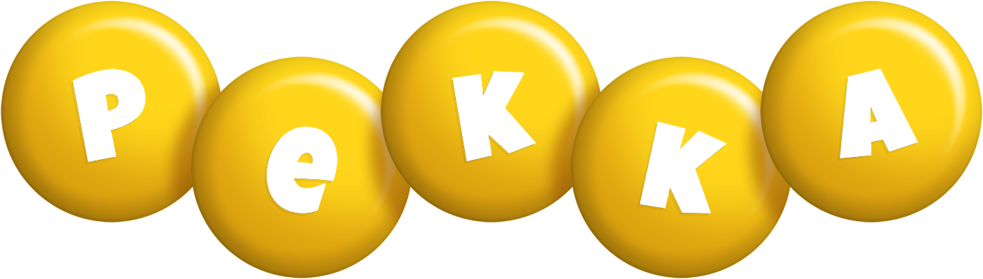 Pekka candy-yellow logo