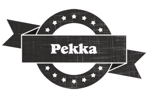 Pekka grunge logo