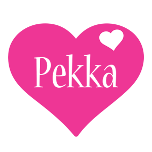 Pekka love-heart logo