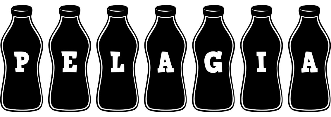 Pelagia bottle logo