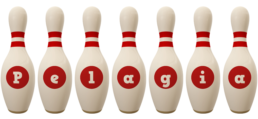 Pelagia bowling-pin logo
