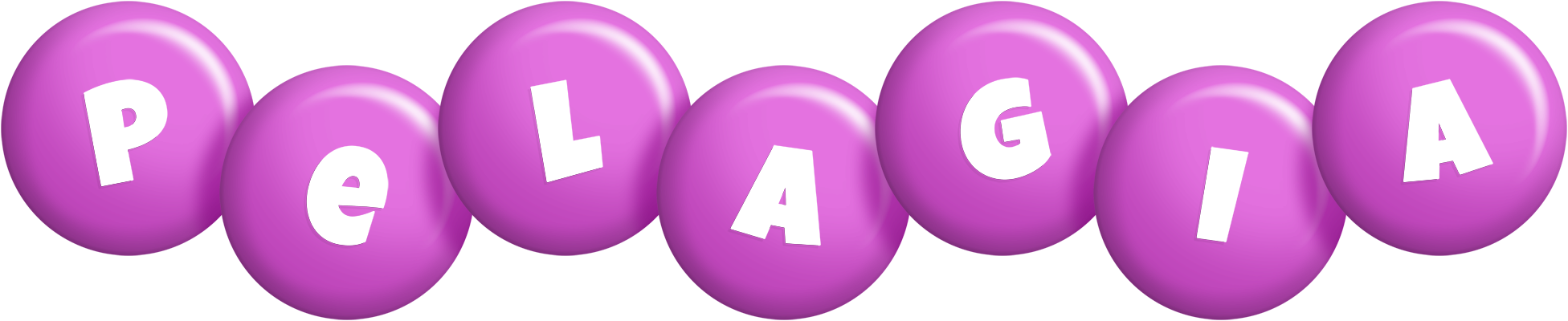 Pelagia candy-purple logo