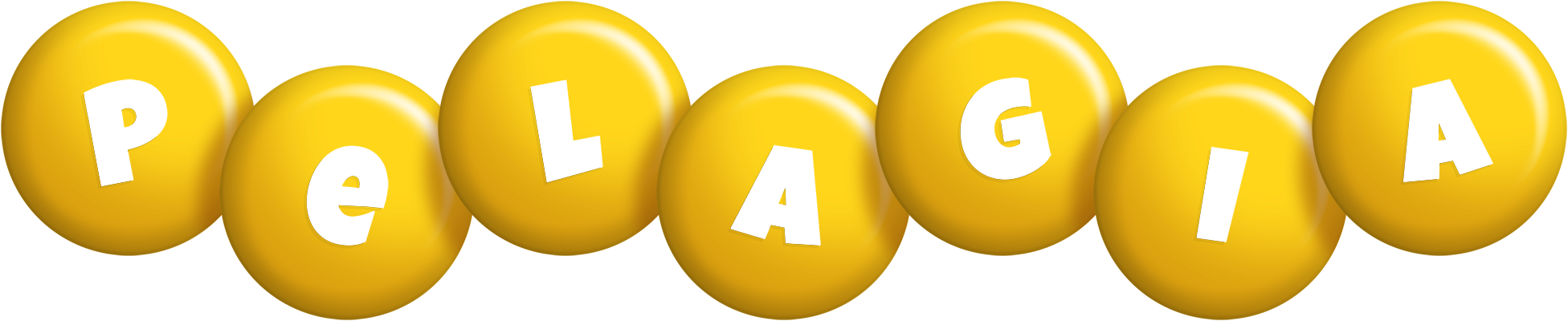 Pelagia candy-yellow logo