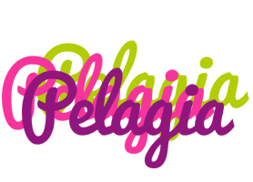 Pelagia flowers logo