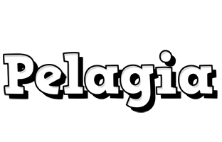 Pelagia snowing logo