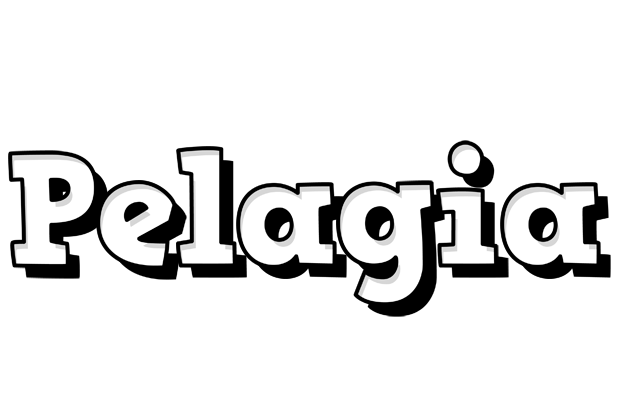 Pelagia snowing logo