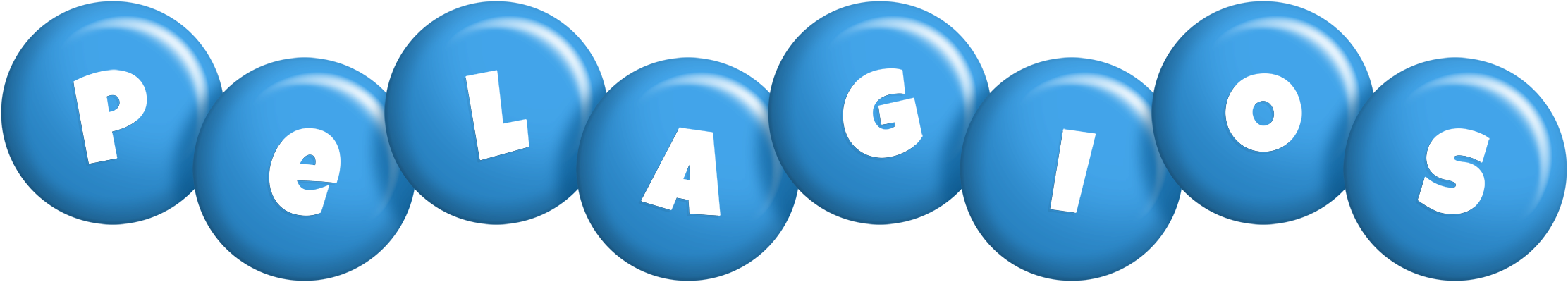 Pelagios candy-blue logo