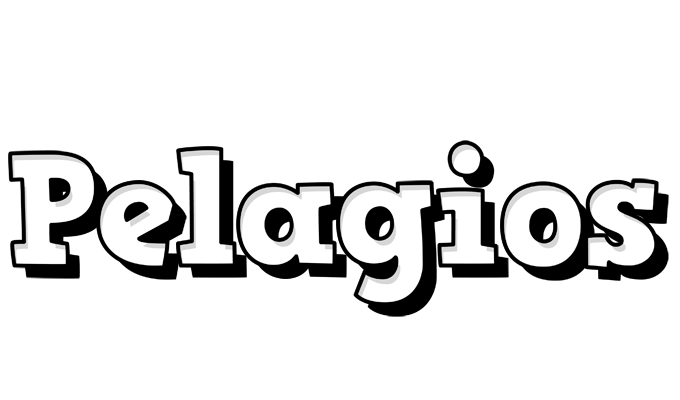 Pelagios snowing logo