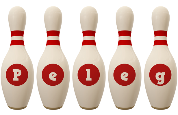 Peleg bowling-pin logo