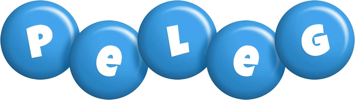 Peleg candy-blue logo