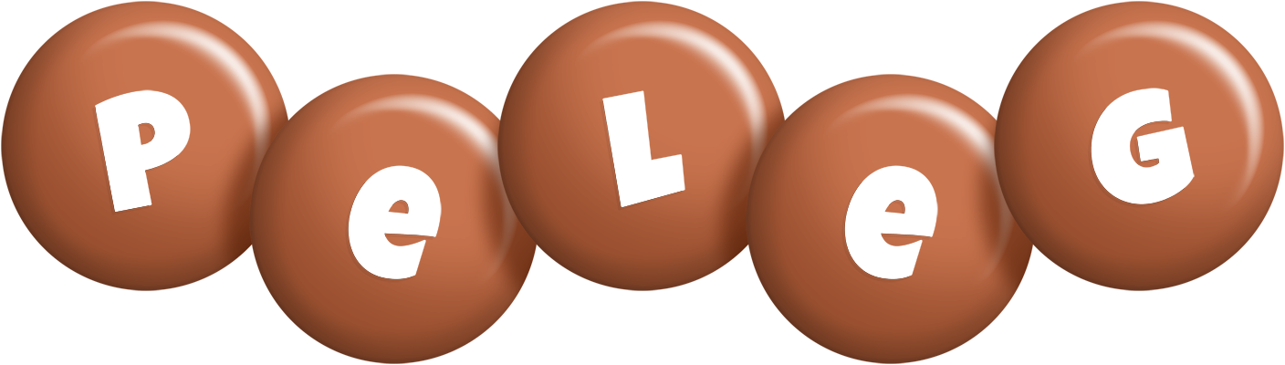 Peleg candy-brown logo