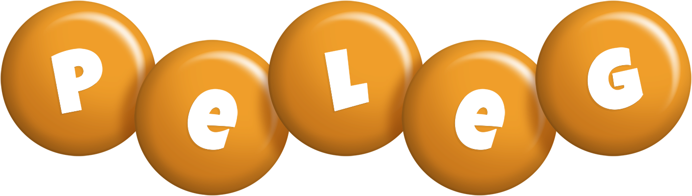 Peleg candy-orange logo