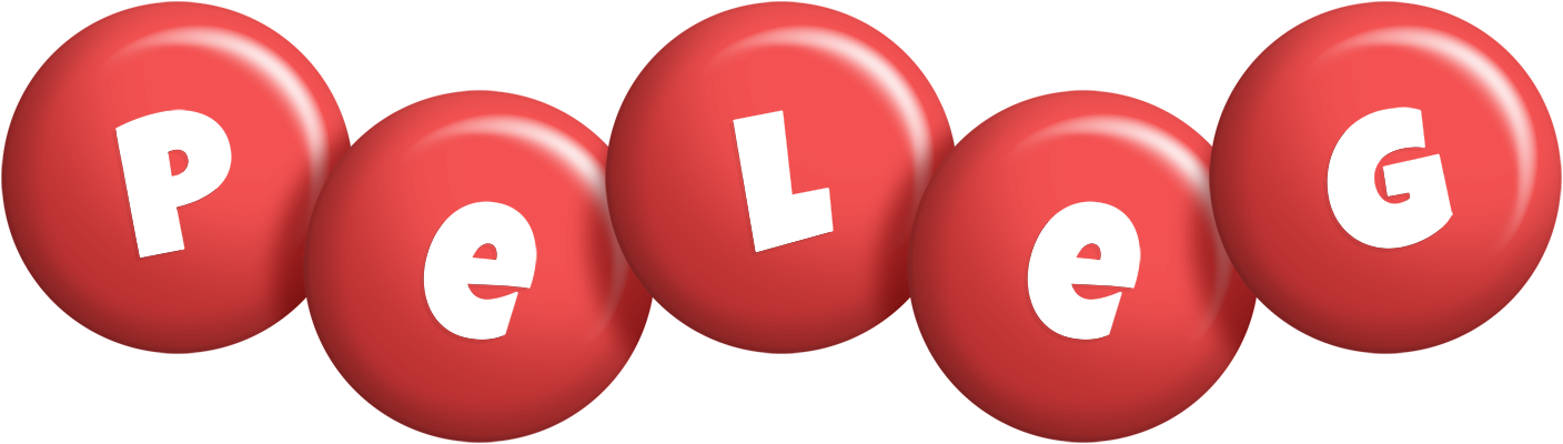 Peleg candy-red logo