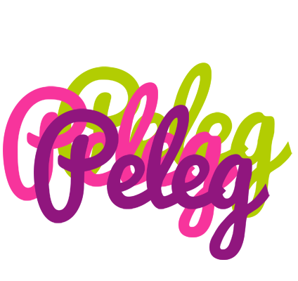 Peleg flowers logo