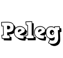 Peleg snowing logo