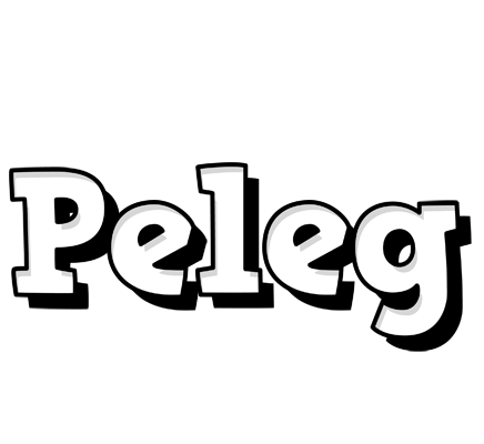 Peleg snowing logo