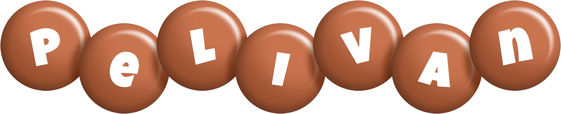 Pelivan candy-brown logo