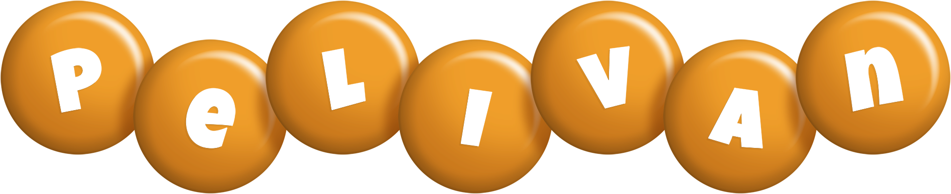 Pelivan candy-orange logo