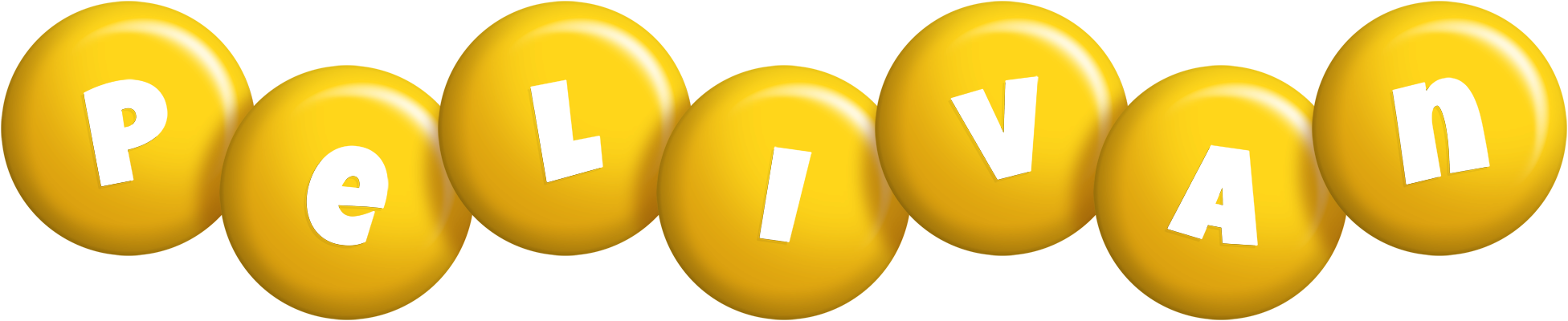 Pelivan candy-yellow logo