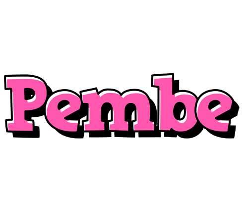 Pembe girlish logo