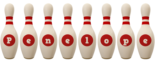 Penelope bowling-pin logo