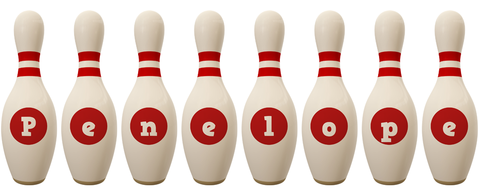 Penelope bowling-pin logo
