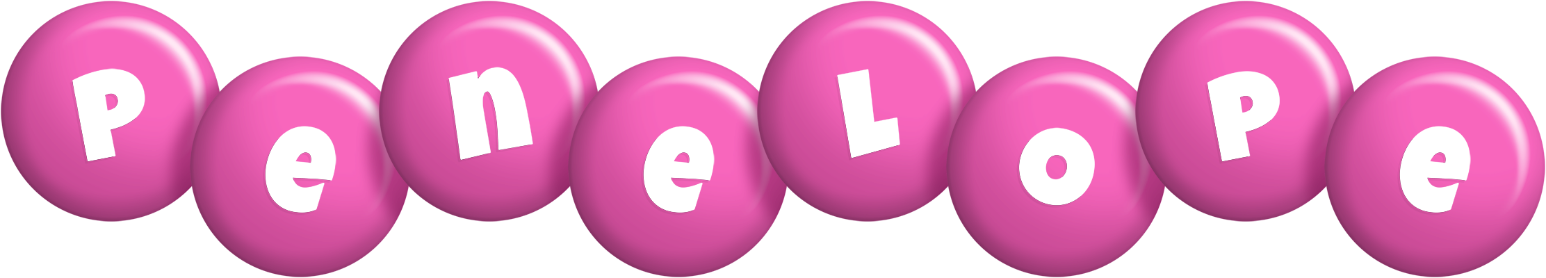 Penelope candy-pink logo