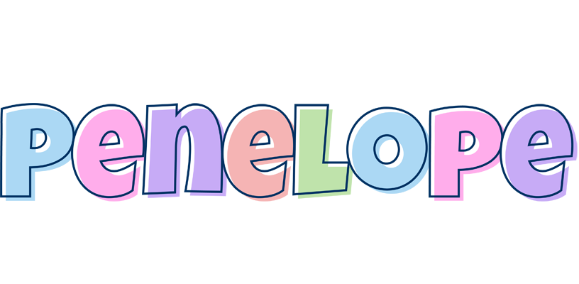 Penelope pastel logo