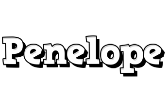 Penelope snowing logo