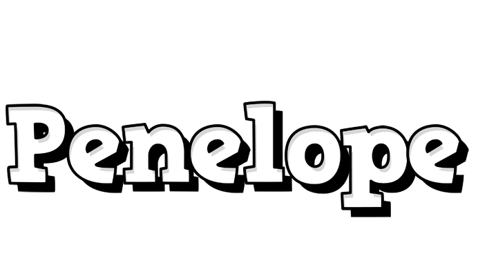 Penelope snowing logo