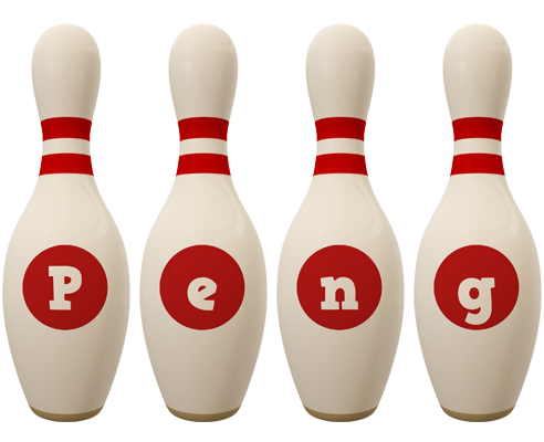 Peng bowling-pin logo