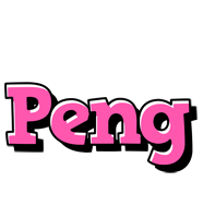 Peng girlish logo