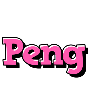 Peng girlish logo