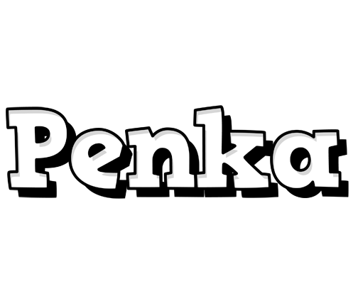 Penka snowing logo