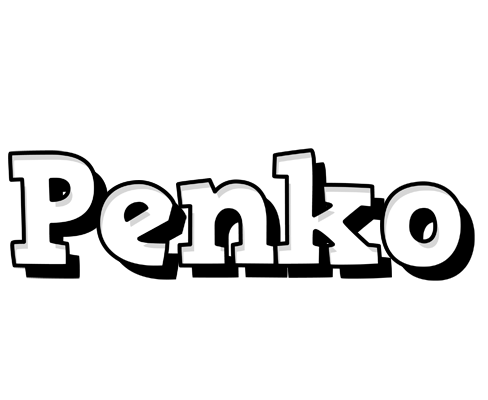 Penko snowing logo