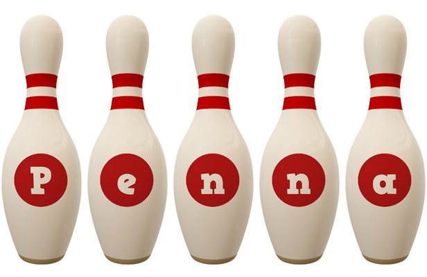Penna bowling-pin logo