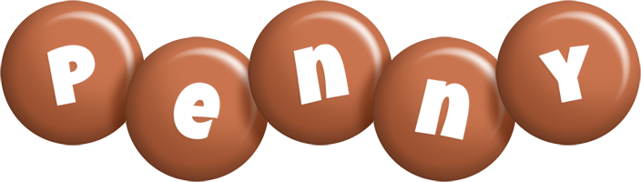 Penny candy-brown logo