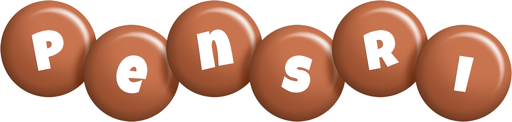 Pensri candy-brown logo