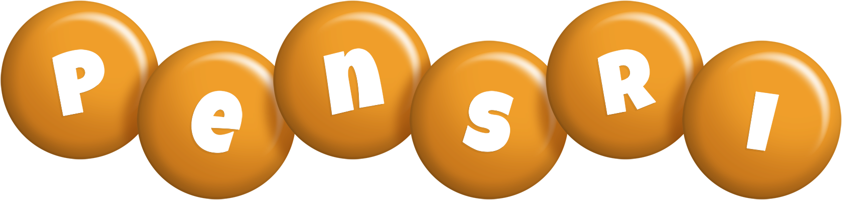 Pensri candy-orange logo