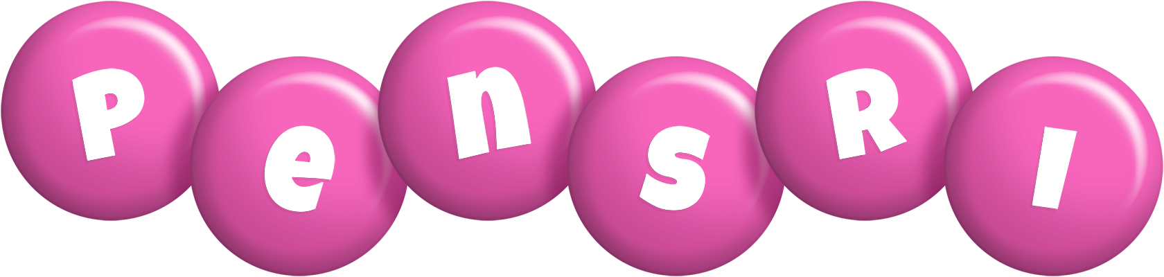 Pensri candy-pink logo