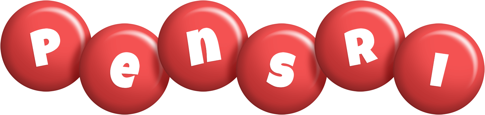 Pensri candy-red logo