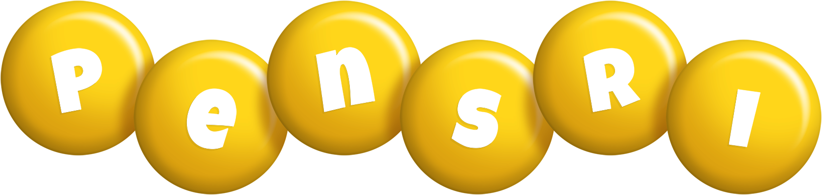 Pensri candy-yellow logo