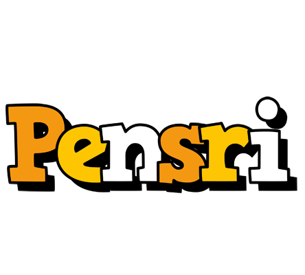 Pensri cartoon logo