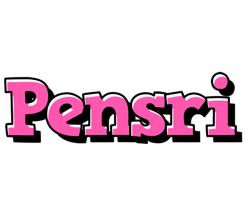 Pensri girlish logo