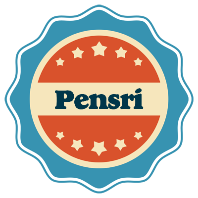 Pensri labels logo