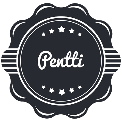 Pentti badge logo