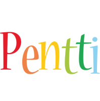 Pentti birthday logo