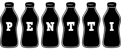 Pentti bottle logo